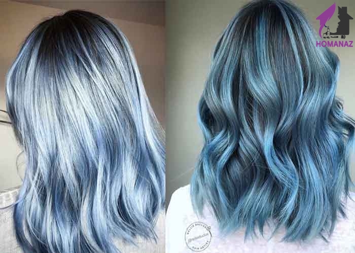مش موی آبی یخی