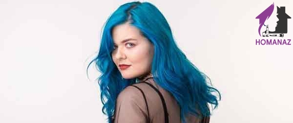 رنگ موی آبی فانتزی برای ۱۴۰۱